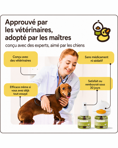 Douvie™ — Diffuseur apaisant pour chien