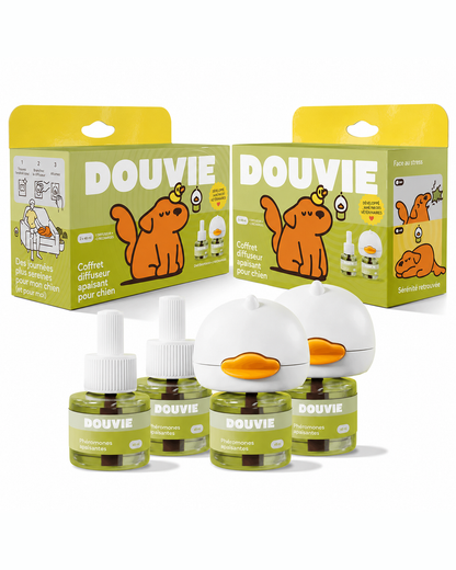 Douvie™ — Diffuseur apaisant pour chien