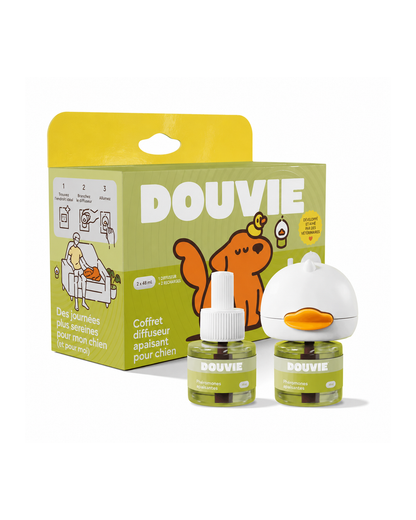 Douvie™ — Diffuseur apaisant pour chien